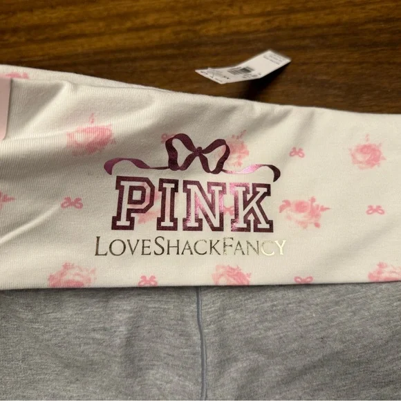 PINK Victoria's Secret Love Shack Fancy Cotton Foldover Micro Shorts Size XS - Picture 5 of 8